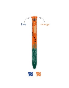 LEGAMI - Two Colour Ballpoint Pen - Click&Clack - Tiger