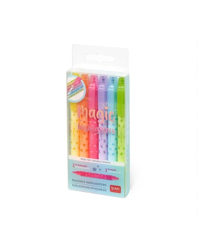 LEGAMI - Set Of 6 Erasable Highlighters