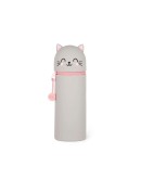 LEGAMI - Pencil Case 2 in 1 soft silicone - Kawaii - Kitty