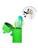 LEGAMI - Pencil Case 2 in 1 soft silicone - Kawaii - Dino