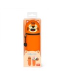 LEGAMI - Pencil Case 2 in 1 soft silicone - Kawaii - Tiger