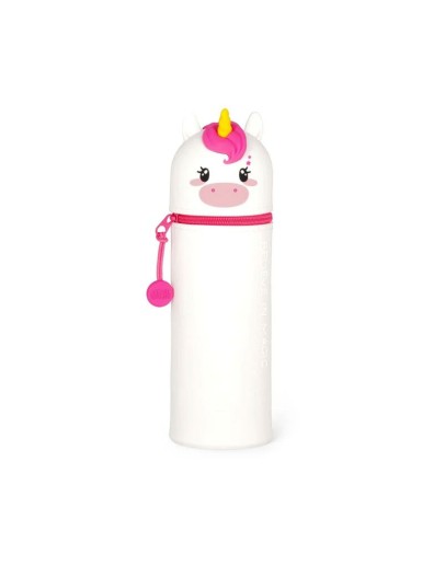 LEGAMI - Pencil Case 2 in 1 soft silicone - Kawaii - Unicorn