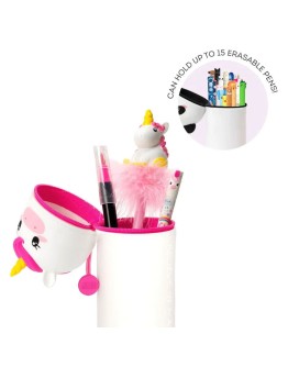 LEGAMI - Pencil Case 2 in 1 soft silicone - Kawaii - Unicorn