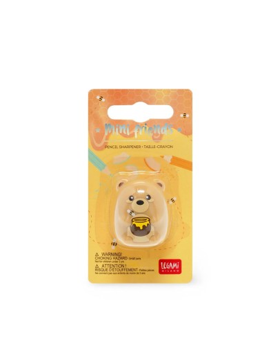 LEGAMI - Pencil Sharpener - Mini Friends - Teddy bear