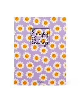 LEGAMI - Lined Notebook - B5 Sheet Daisy - Large