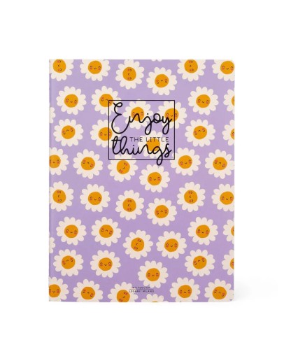 LEGAMI - Lined Notebook - B5 Sheet Daisy - Large