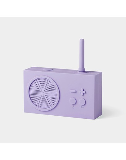 LEXON - TYKHO 3 FM radio – 3W Bluetooth® speaker - Light Lilac