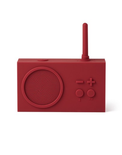 LEXON - TYKHO 3 FM radio – 3W Bluetooth® speaker - Dark red