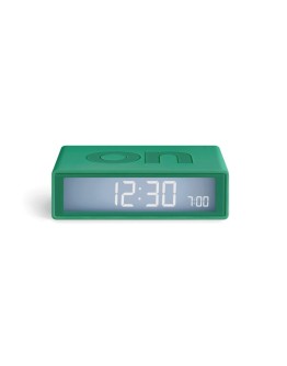 LEXON - FLIP + TRAVEL Alarm clock - New green