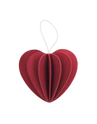 LOVI - Heart Dark Red - Small