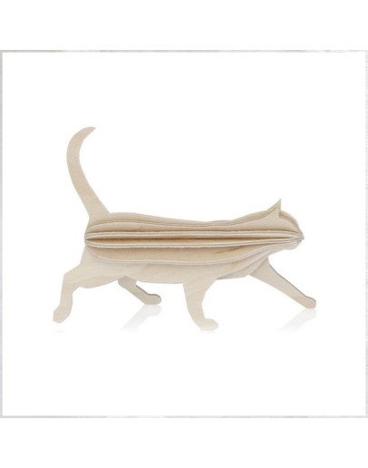 LOVI - Cat Natural wood- Medium