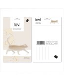 LOVI - Cat Natural wood- Medium