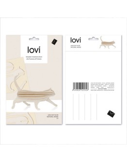 LOVI - Bird Natural wood- Medium