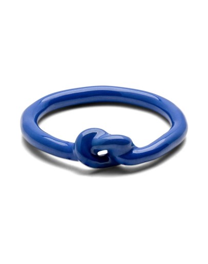 LULU COPENHAGEN - Love Knot Ring - Dazzling Blue