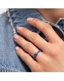 LULU COPENHAGEN - Love Knot Ring - Dazzling Blue