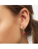 LULU COPENHAGEN - Cherry earring 1 pcs - Ruby Red