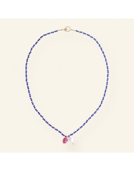 MABLE - Ketting Navy Charms 