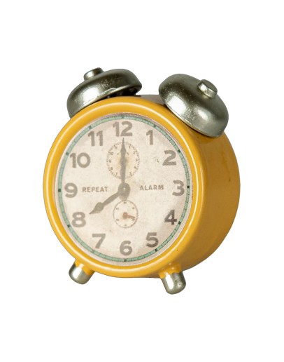 MAILEG - Alarm clock, Mouse - Yellow