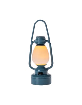 MAILEG - Vintage lantern, Mouse - Blue