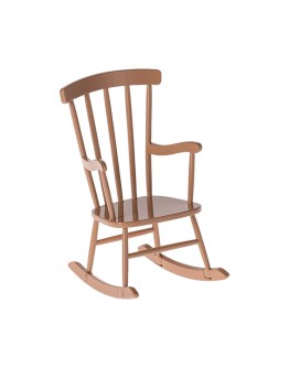 MAILEG - Rocking chair, Mouse - Dark powder