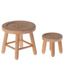 MAILEG - Table and stool set, Mouse