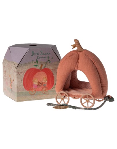 MAILEG - Pumpkin carriage, Mouse