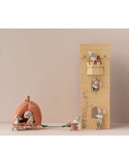 MAILEG - Pumpkin carriage, Mouse