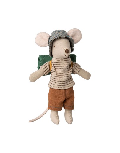 MAILEG - Hiker mouse, Big brother - Thin stripes