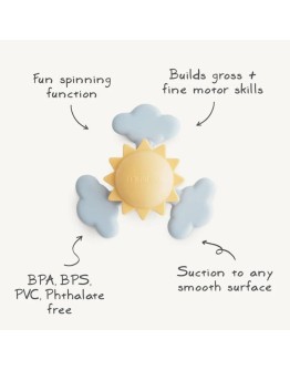 MUSHIE - Suction spinner toy - Sunshine