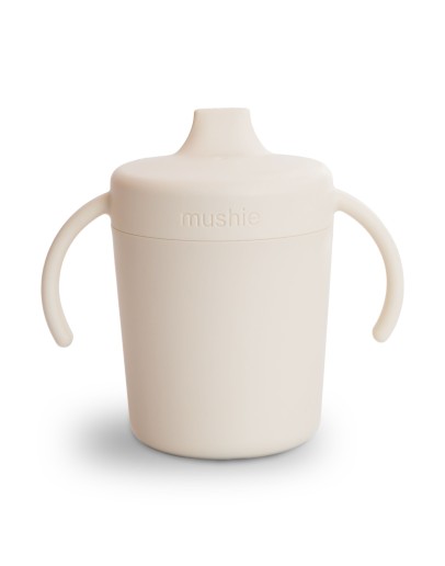 MUSHIE - Training sippy cup - Ivory