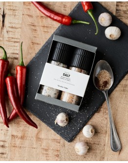 NICOLAS VAHÉ - Gift box, Nicolas Vahé Organic Secret blend & Salt, Garlic & Chilli