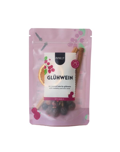 PINEUT - Winterdrank Pouchbag Glühwein red BIO