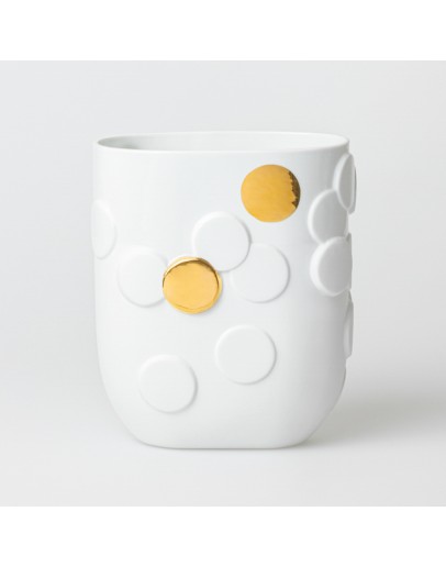 RÄDER -  Vase golden Dot