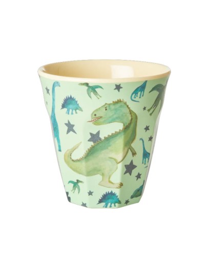 RICE - Medium Melamine Beker - Dino print