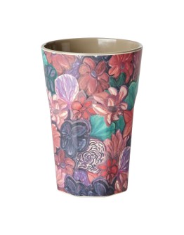 RICE - Large Melamine Beker - Forest Flower Print