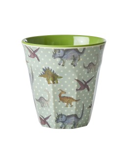 RICE - Medium Melamine Beker - New Dino print