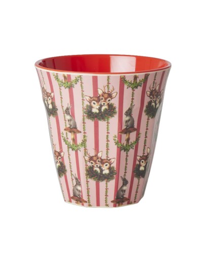 RICE - Medium Melamine Beker - Sweet forest print