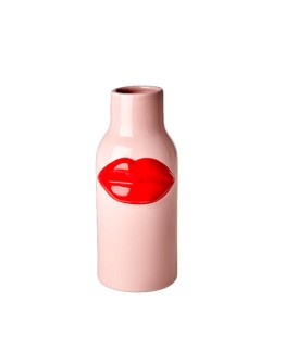 RICE - Keramieken vaas - Lips - Pink Red Large