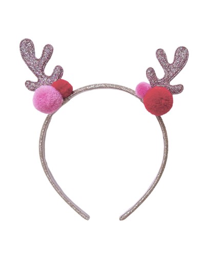 ROCKAHULA KIDS - Headband Jolly Pom Pom Reindeer Ears