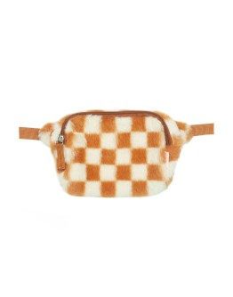 ROCKAHULA KIDS - Toffee Check Furry Bum Bag