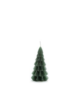 RUSTIK LYS - Kerstboom kaars S - Forest green