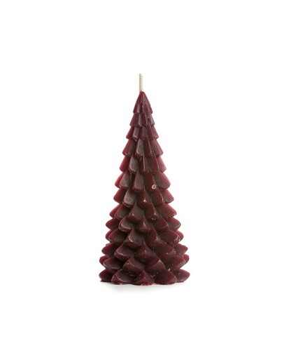 RUSTIK LYS - Kerstboom kaars L - Aubergine