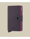 SECRID - Miniwallet Matte Dark Purple-Fuchsia