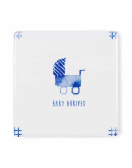 STORYTILES - Tegelkaart 'Baby arrived'