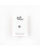 STUDIO FLASH - Letterpress card & pin - Clover field