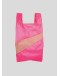 SUSAN BIJL - The New Shopping Bag MEDIUM - Fluo Pink & Try 