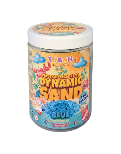 TUBAN - Dynamic sand – blue 1kg