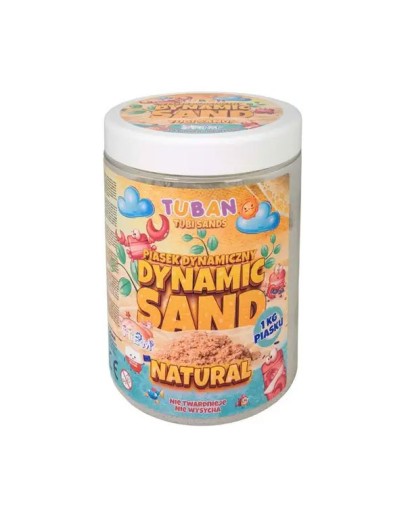 TUBAN - Dynamic sand – natural 1kg