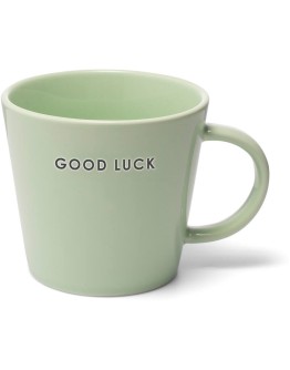 VONDELS - Cappuccinokop GOOD LUCK - light green 250 ml