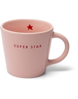 VONDELS - Cappuccinokop SUPER STAR - pink 250 ml